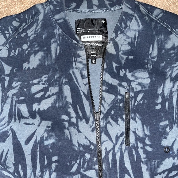 Tavik Men's Navy and Gray Patterned Jacket - Picture 2 of 6